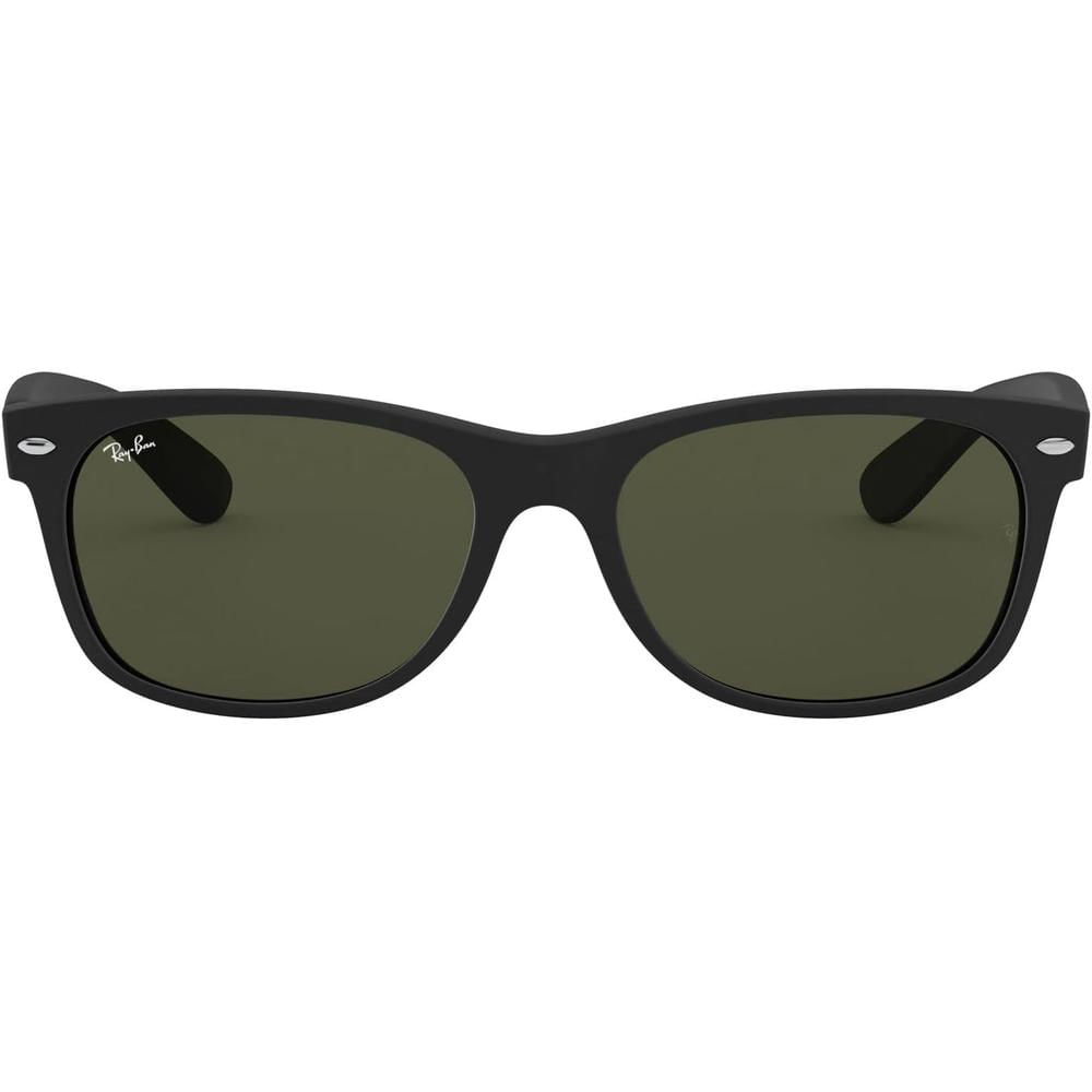 Ray-Ban RB2132 New Wayfarer Gafas de sol para hombre | Rubber Black / Green I