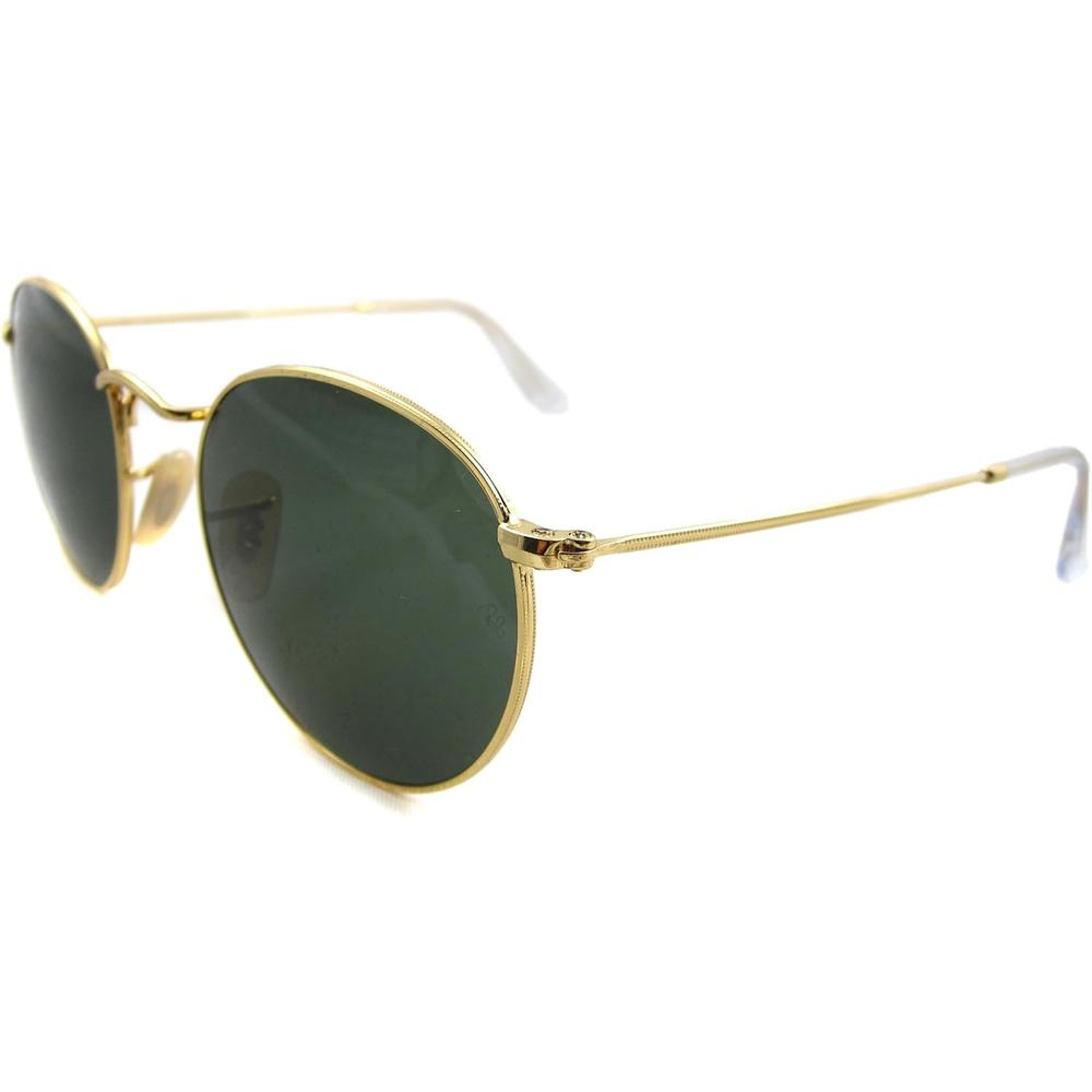 Ray-Ban RB3447 Gafas de sol de metal | Gold / Crystal Green