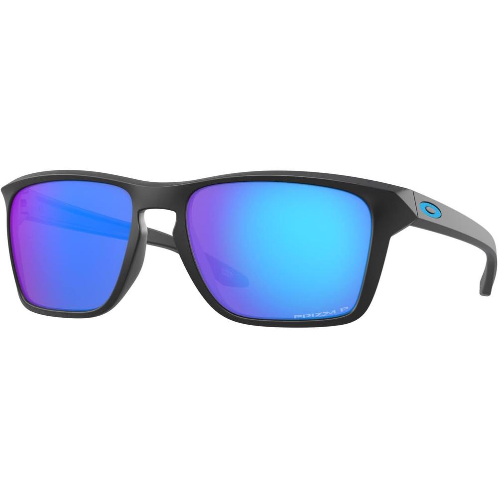 Oakley Sylas OO9448F Low Bridge Fit Gafas de sol para hombre | Matte Black / Prizm Sapphire Iridium