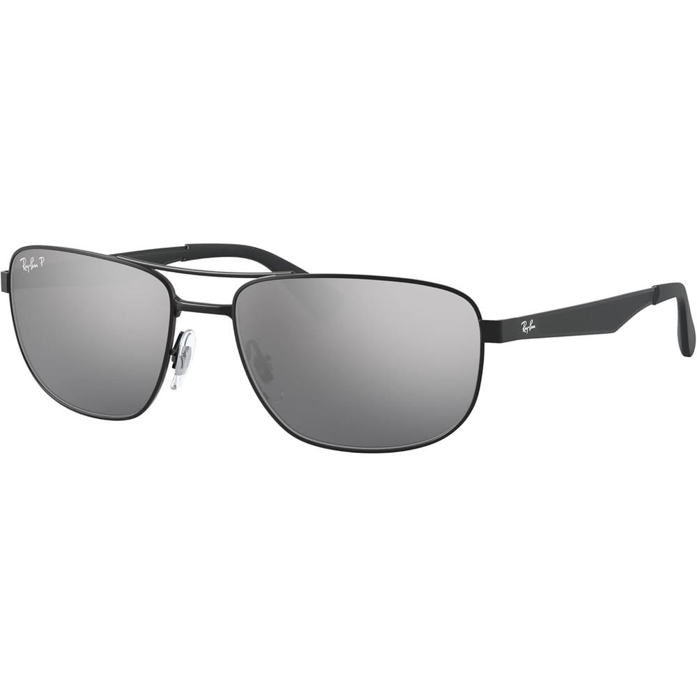 Ray-Ban RB3528 Gafas de sol para hombre | Black / Grey Silver