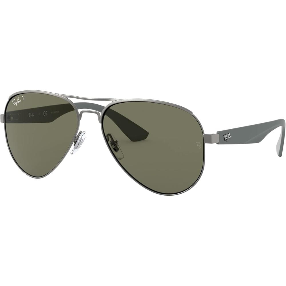 Ray-Ban RB3523 Gafas de sol para hombre | Gunmetal / Green