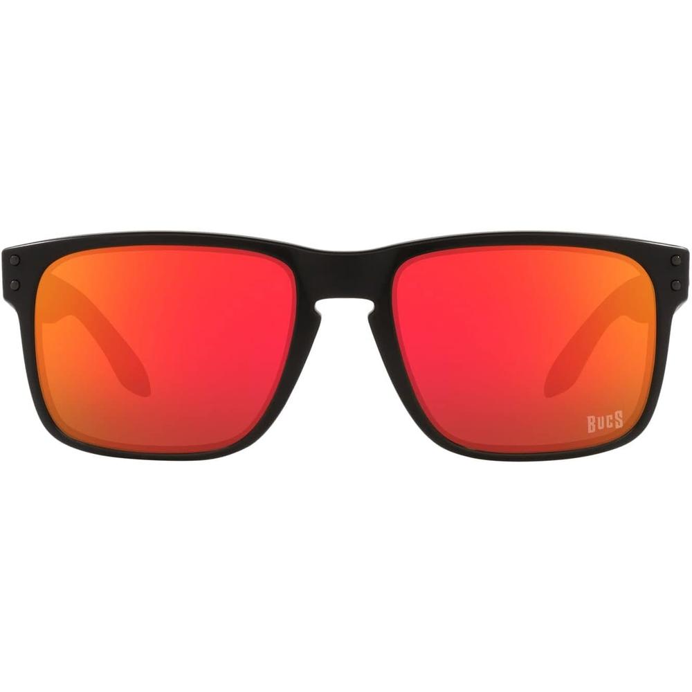 Oakley Holbrook OO9102 NFL Collection Gafas de sol para hombre | Matte Black / Prizm Ruby II