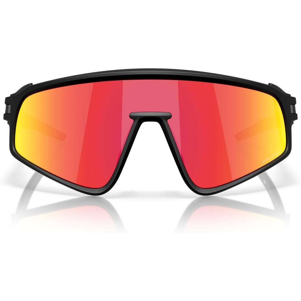 Oakley Gafas de sol con Panel de cierre | Matte Black / Prizm Ruby
