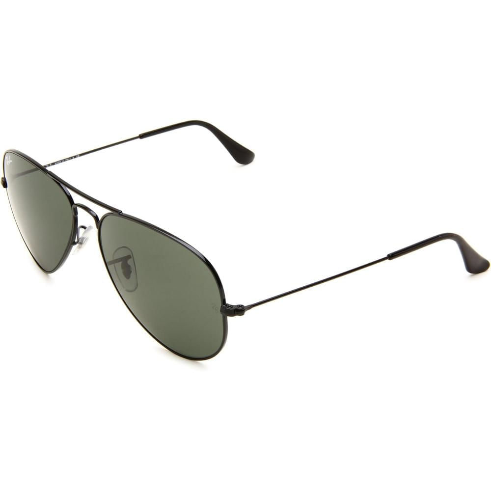 Ray-Ban RB3025 Aviator Fotocromáticas Gafas de sol para hombre | Glossy Black / Grey Green