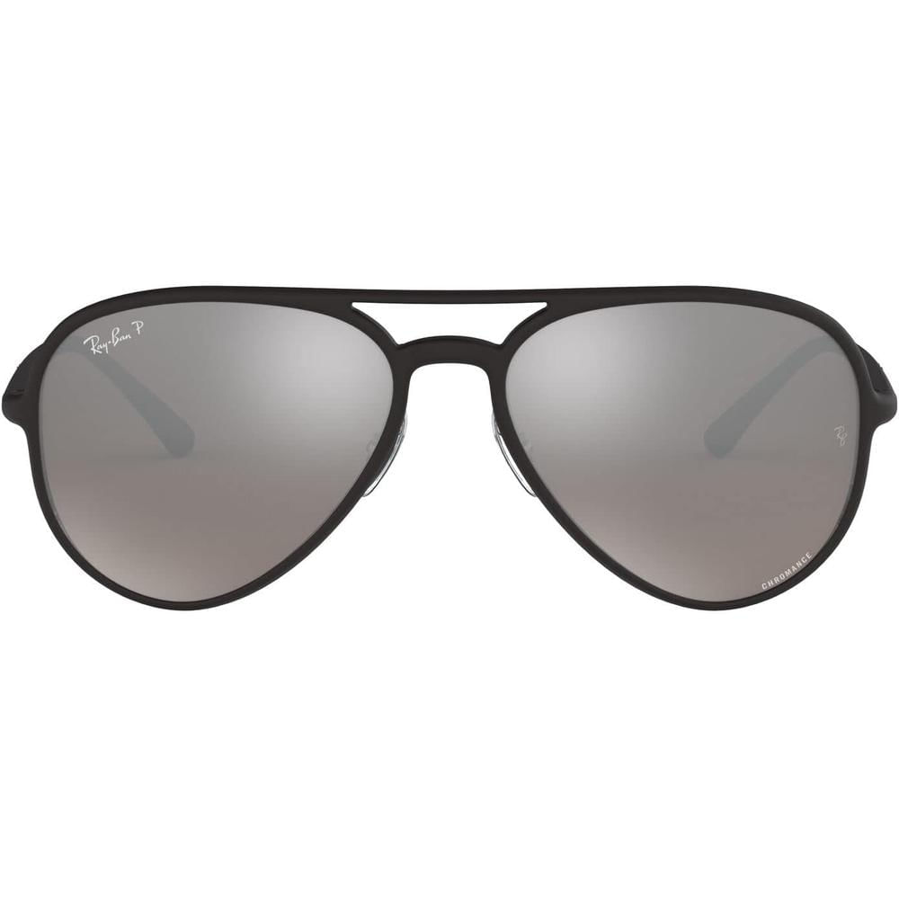 Ray-Ban RB4320CH Chromance Aviator Gafas de sol para hombre | Black / Grey Silver