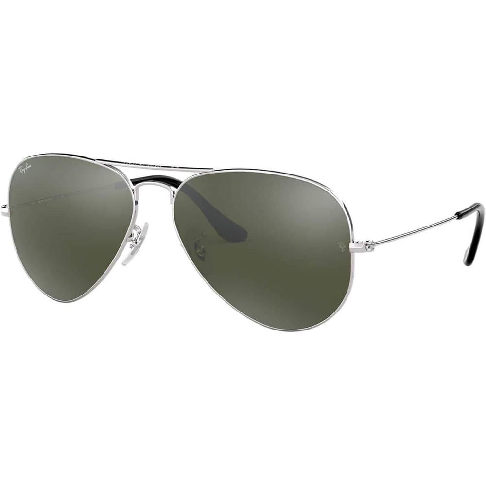 Ray-Ban RB3025 Classic Aviator Espejo Gafas de sol | Silver / Grey II