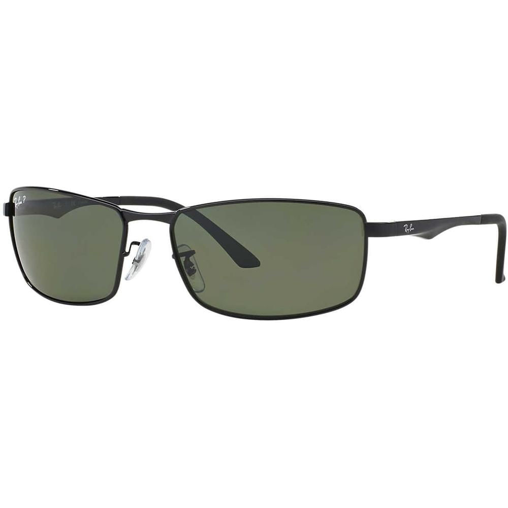 Ray-Ban RB3498 Gafas de sol para hombre | Black / Green II