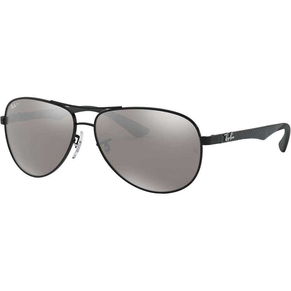 Ray-Ban RB8313 Gafas de sol para hombre | Black / Grey Mirror Black III