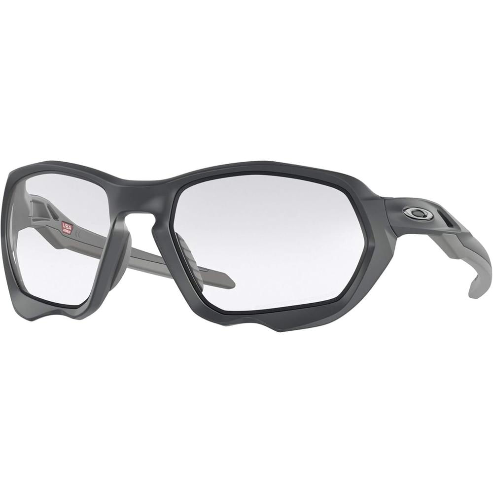 Oakley Plazma OO9019 Gafas de sol para hombre | Matte Carbon / Clear Black Iridium Photochromic