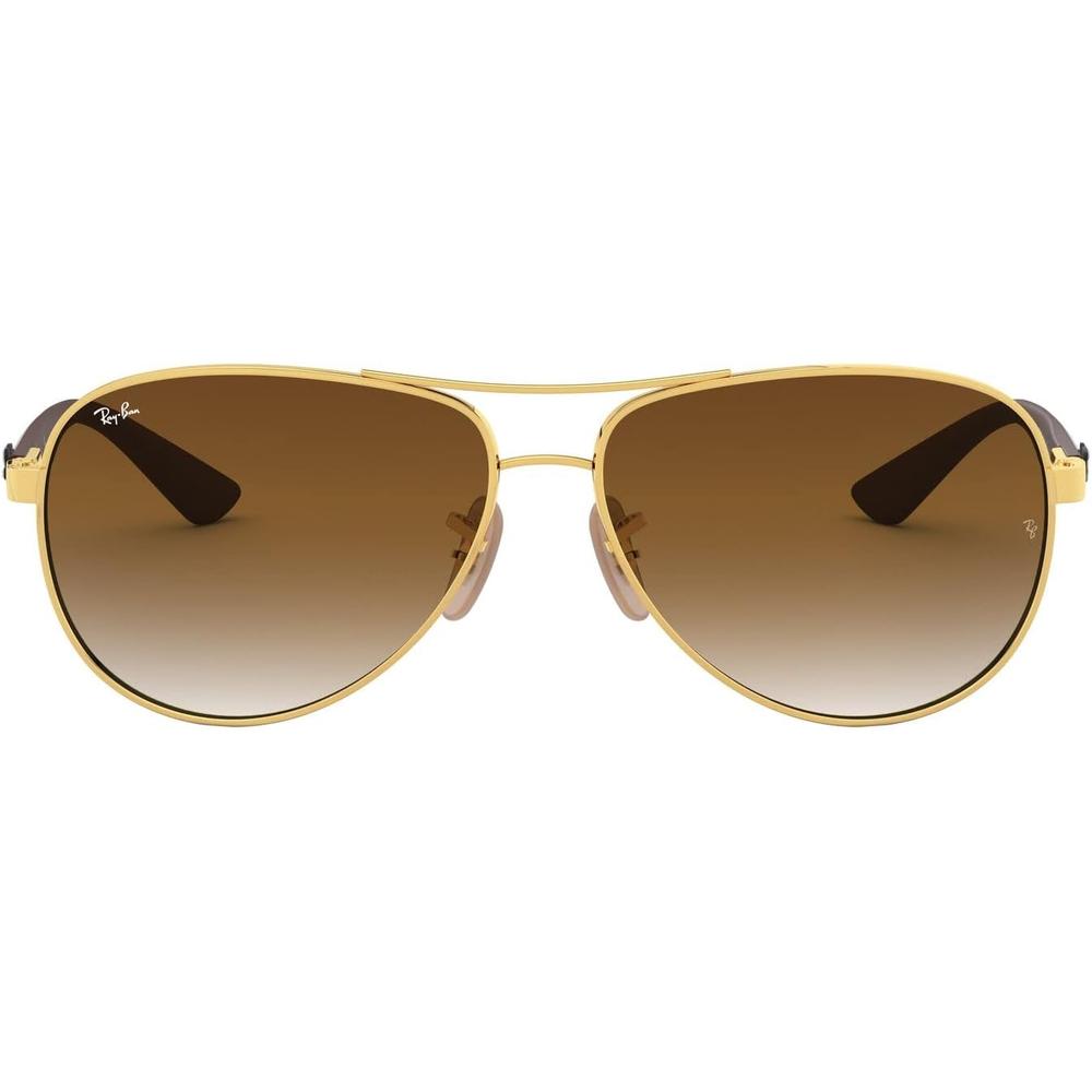 Ray-Ban RB8313 Gafas de sol para hombre | Gold / Clear Brown I