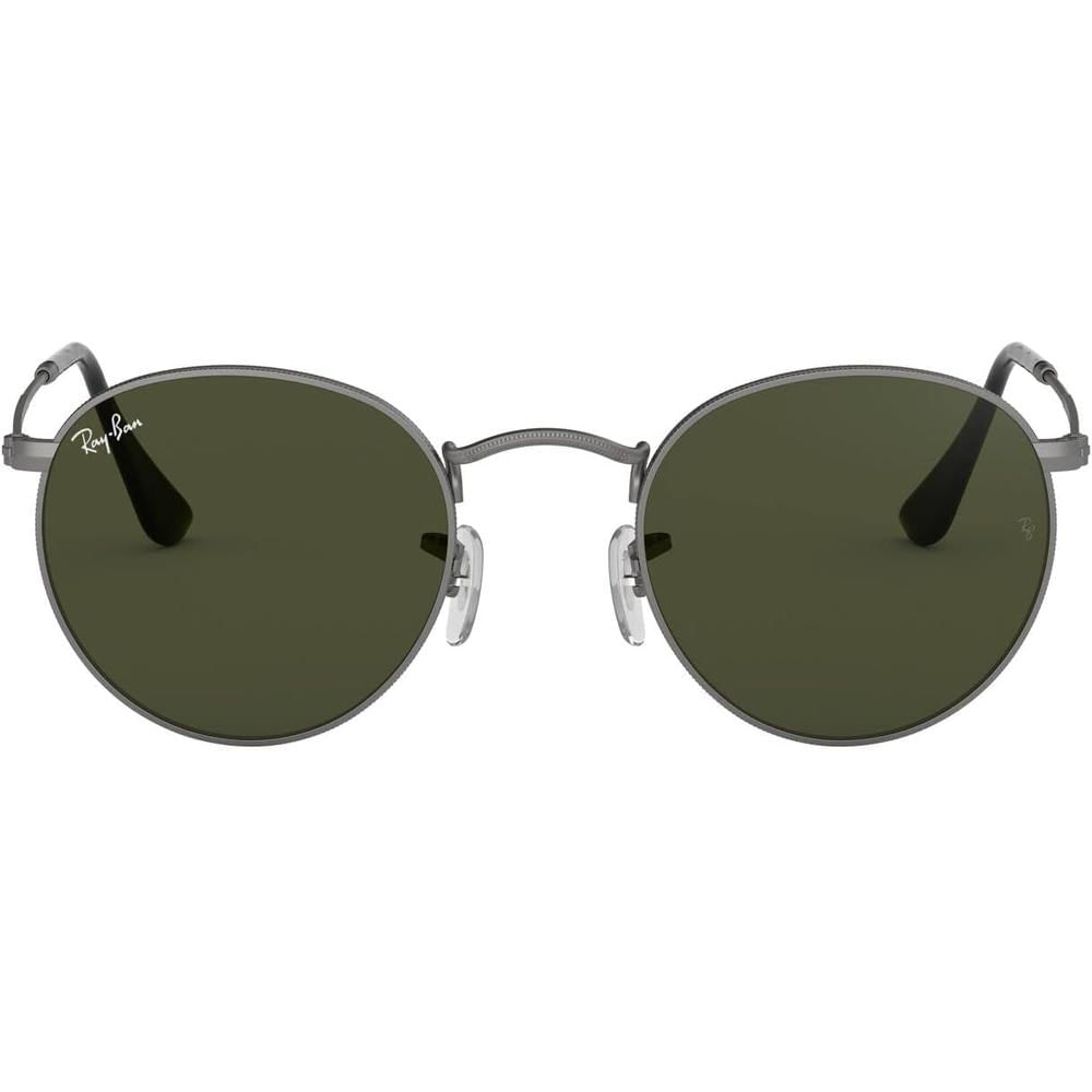 Ray-Ban RB3447 Gafas de sol de metal | Gunmetal / Green II