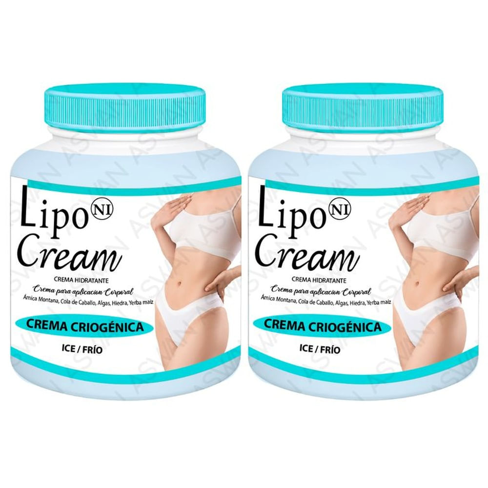 Pack de 2 Lipo Cream Crema Criogenica 500gr