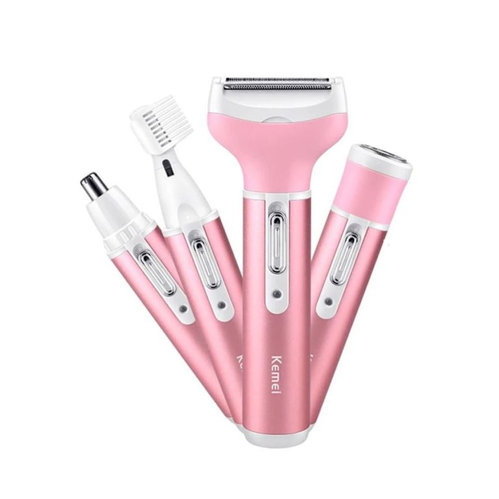 Afeitadora Facial y Corporal Kemei 4 en 1