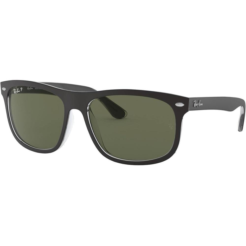 Ray-Ban RB4226 Gafas de sol para hombre | Black on Transparent / Green III