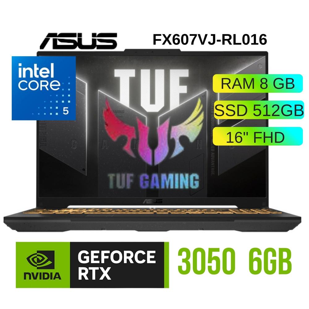 Laptop ASUS FX607VJ-RL016 INTEL CORE 5 210H Ram 8GB SSD 512 GB RTX 3050-16 FHD WUXGA