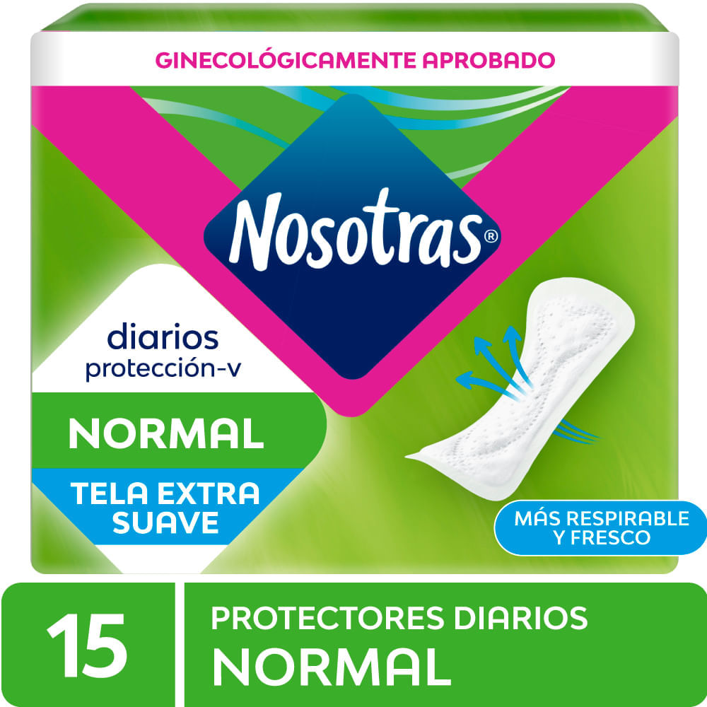 Protectores Diarios NOSOTRAS Normal Paquete 15un Protectores Diarios NOSOTRAS Normal Paquete 15un
