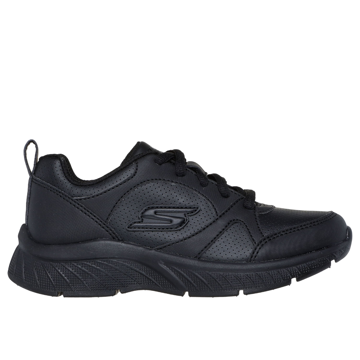 Zapatillas Urbanas Skechers Niño Microspec Plus 302636L-Bbk Negro