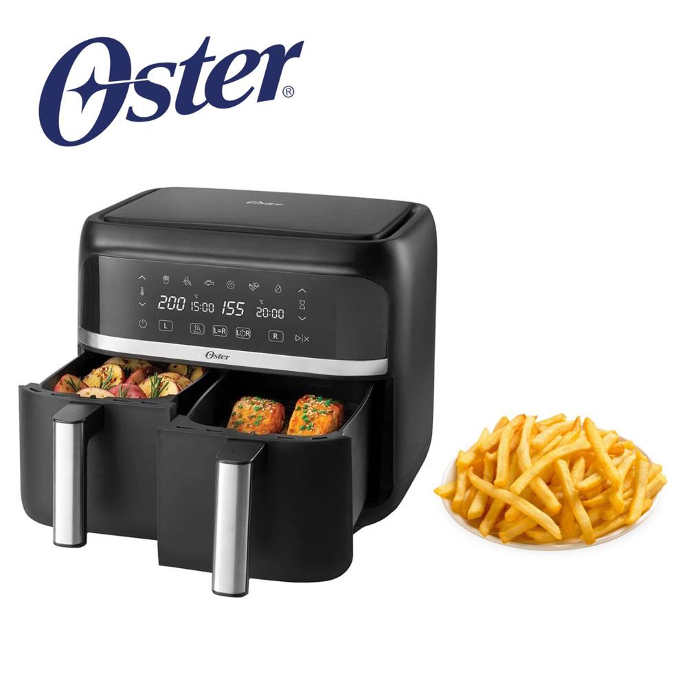 Freidora de aire OSTER CKSTAF7MCDDF Dual 7.6 Litros 1600 Watts