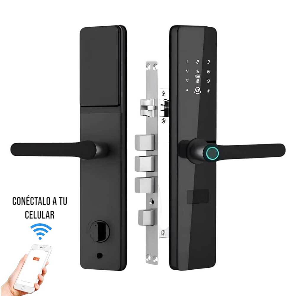 Cerradura Smart Digital 6 modos mas 4 Seguros R7 con Asesoría Instalación
