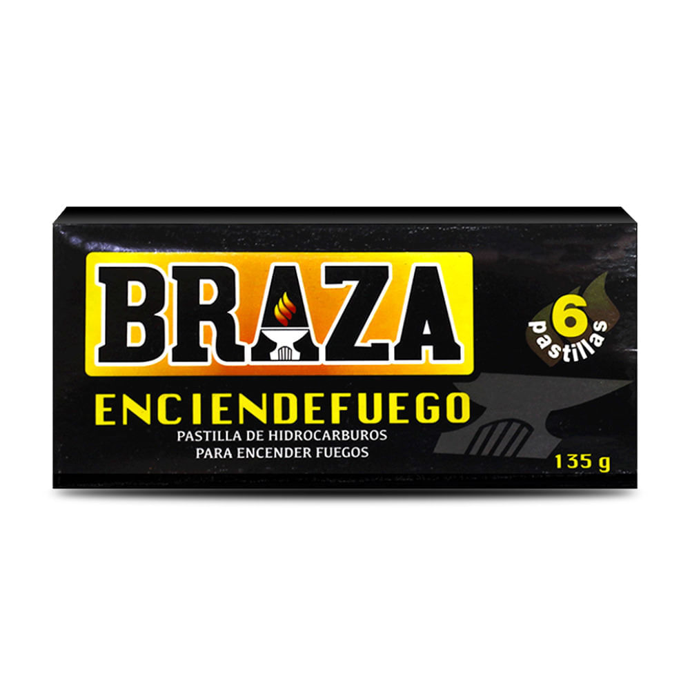 Braza Enciendefuego Pastillas x 6 Unidades