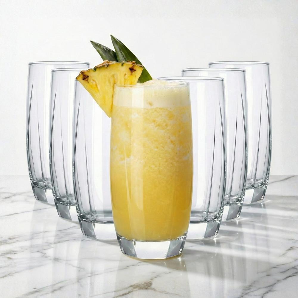 Set 12 Vasos Capri Long Vidrio 425ml Nadir