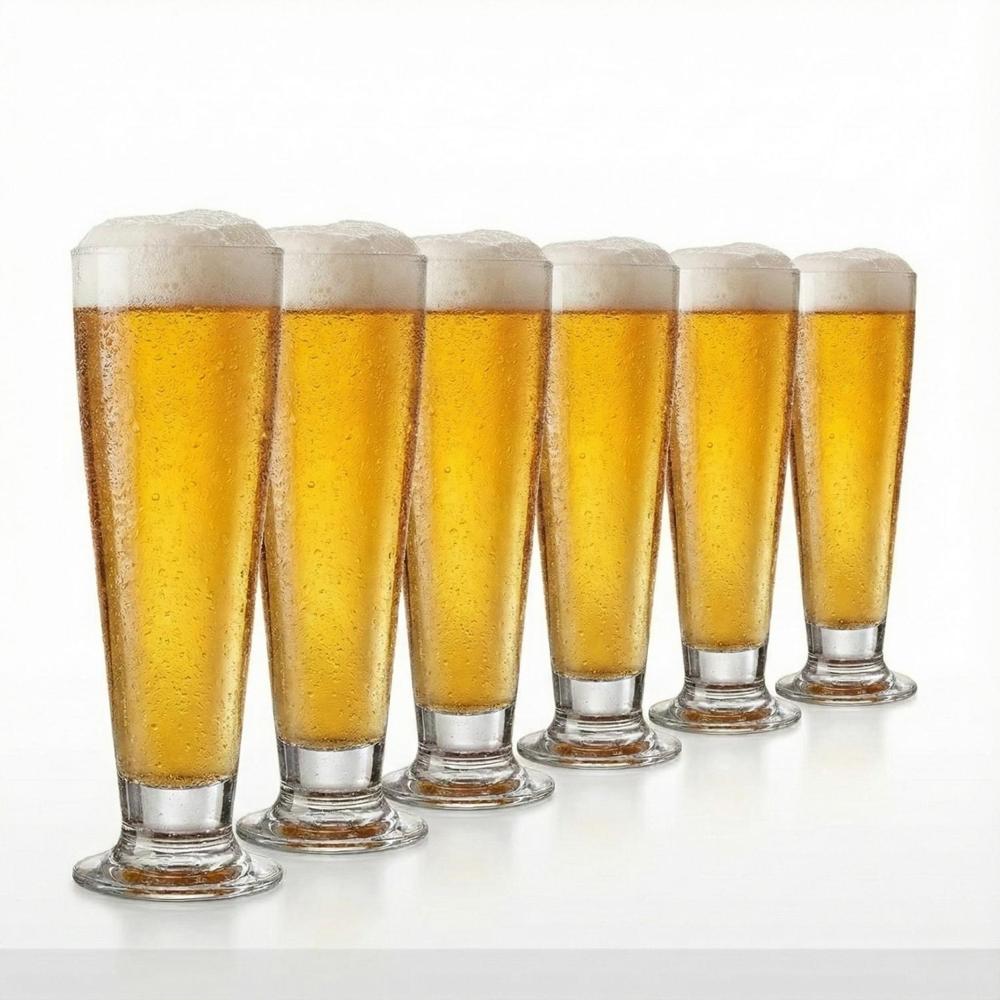 Vasos Cerveceros Tulipa Nadir 300 ml Set de 6 Pzs