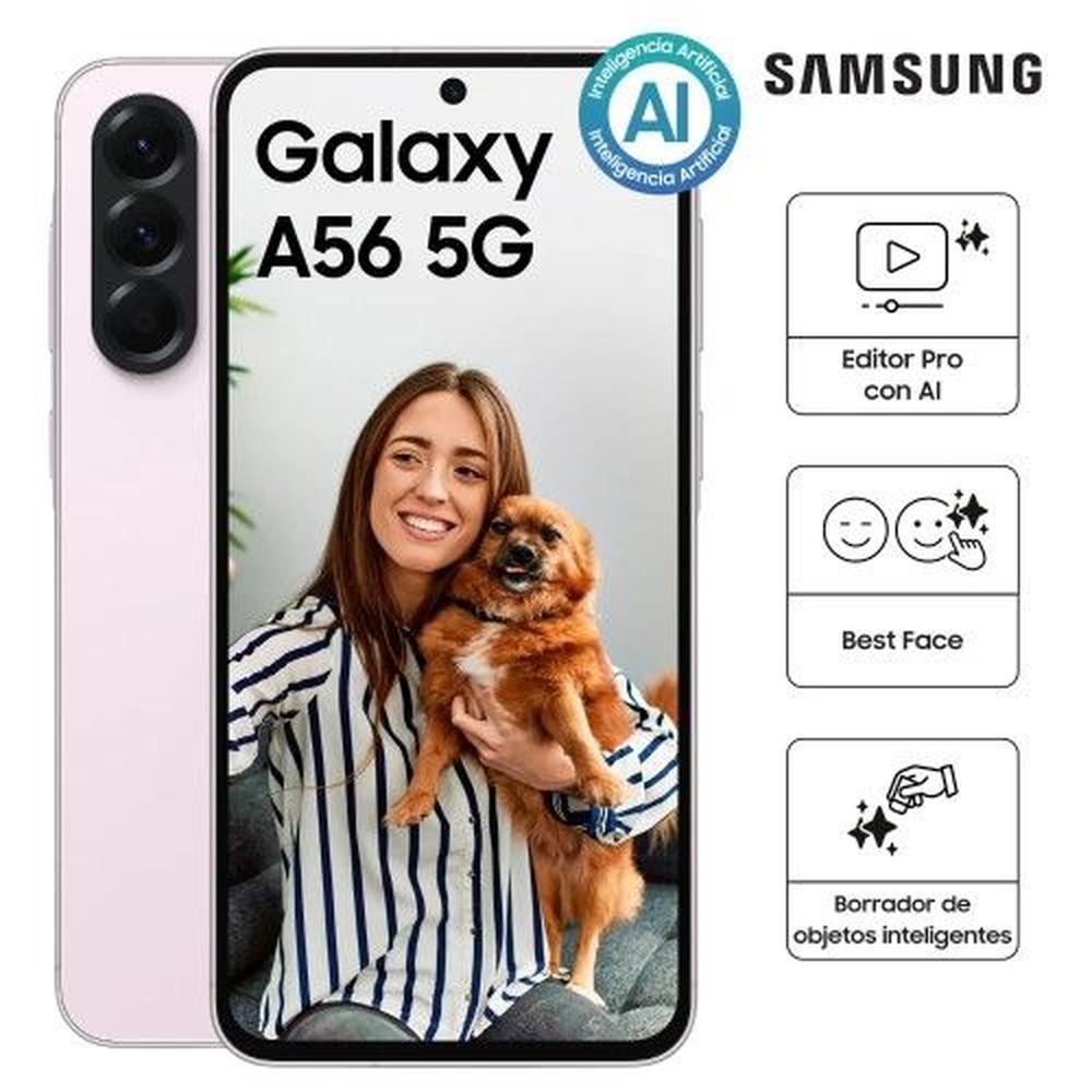 Celular Samsung Galaxy A56 5G 8GB ram 256 GB rom - Rosado