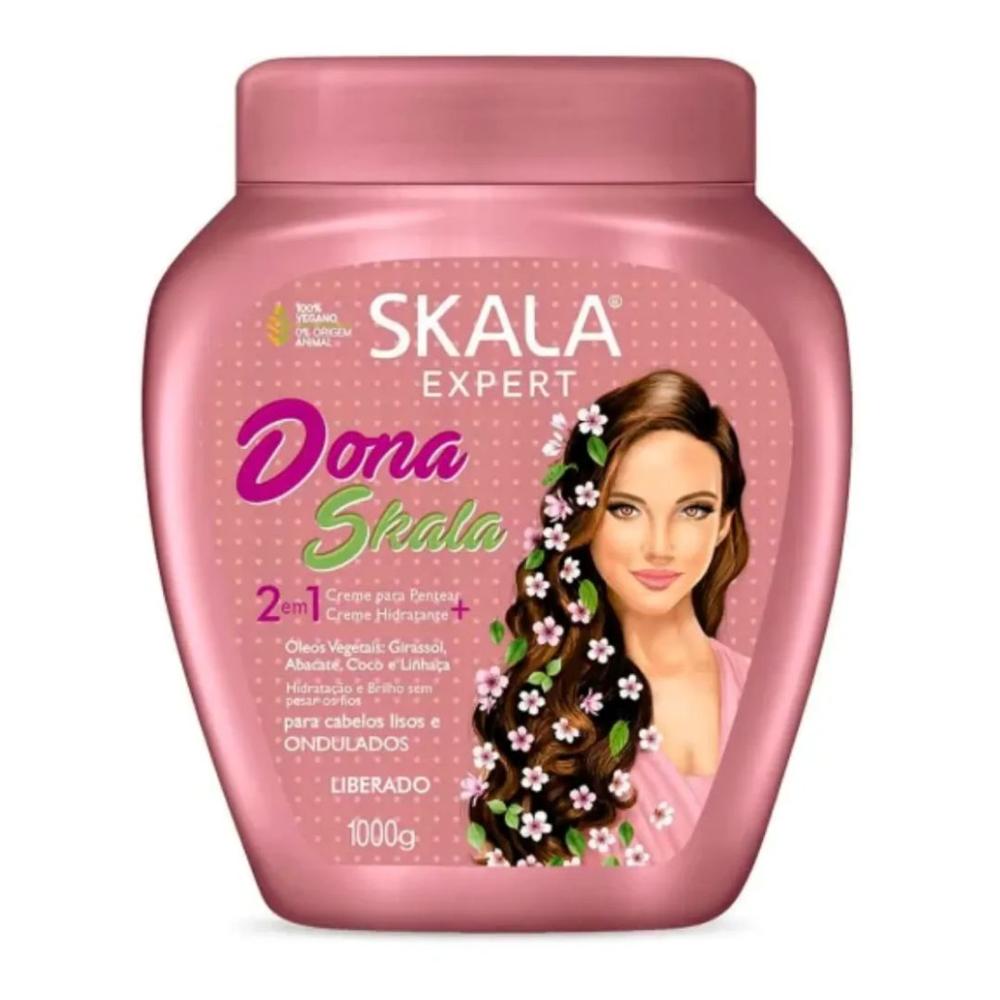 Dona Crema Para Peinar 2 En 1 Tratamiento Para Cabello Liso Ondulado ...