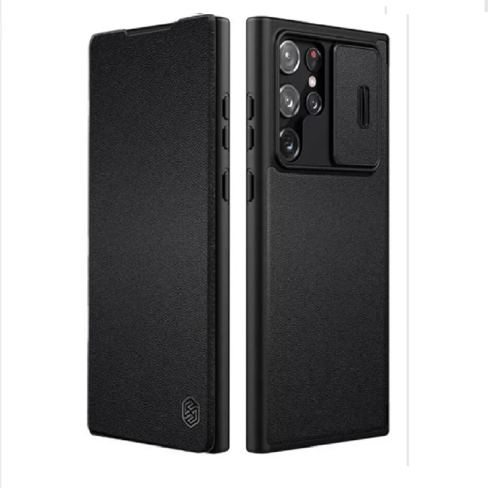 Case Qin Pro Leather para Samsung S22 Ultra - NEGRO
