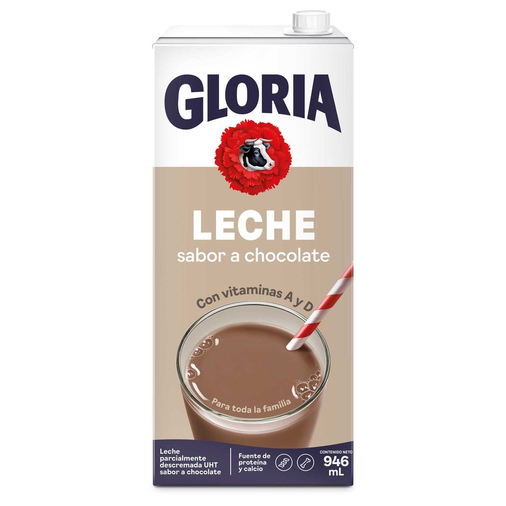 Leche GLORIA UHT Chocolatada Caja 1L Leche GLORIA UHT Chocolatada Caja 1L