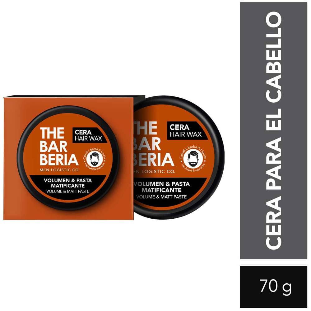 Cera para el Cabello THE BARERÍA Volúmen y Pasta Matificante Frasco 70g Cera para el Cabello THE BARERÍA Volúmen y Pasta Matificante Frasco 70g