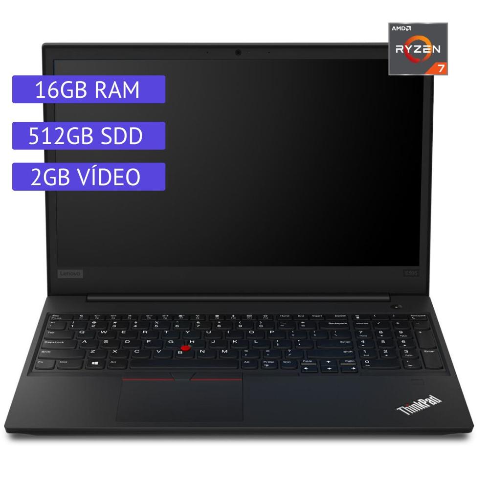 Laptop Semi Nueva Lenovo ThinkPad E595 -AMD Ryzen 7 3RA Gen -16GB RAM - 512GB SSD - 2GB Video Laptop Semi Nueva Lenovo ThinkPad E595 -AMD Ryzen 7 3RA Gen -16GB RAM - 512GB SSD - 2GB Video
