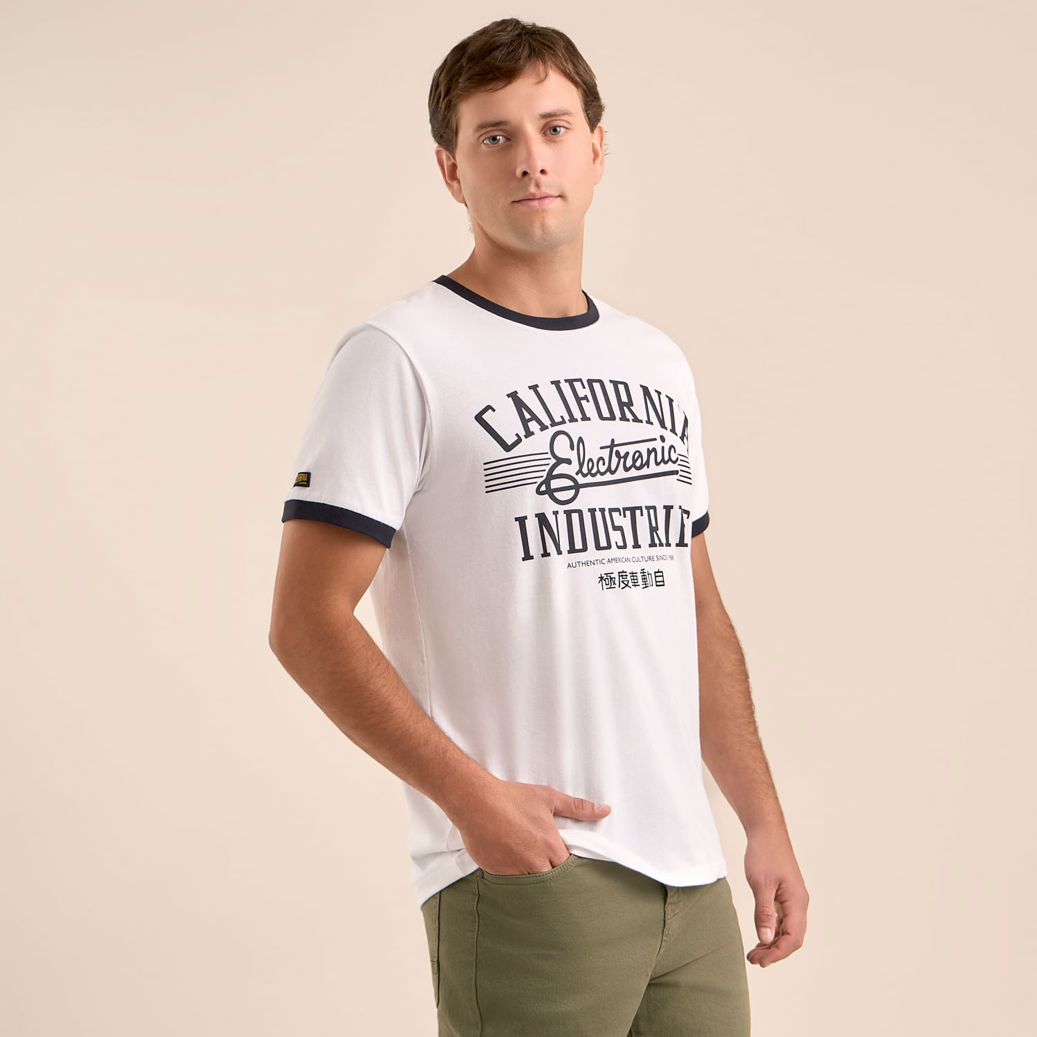 Polo Hombre Amc Rib Contrast