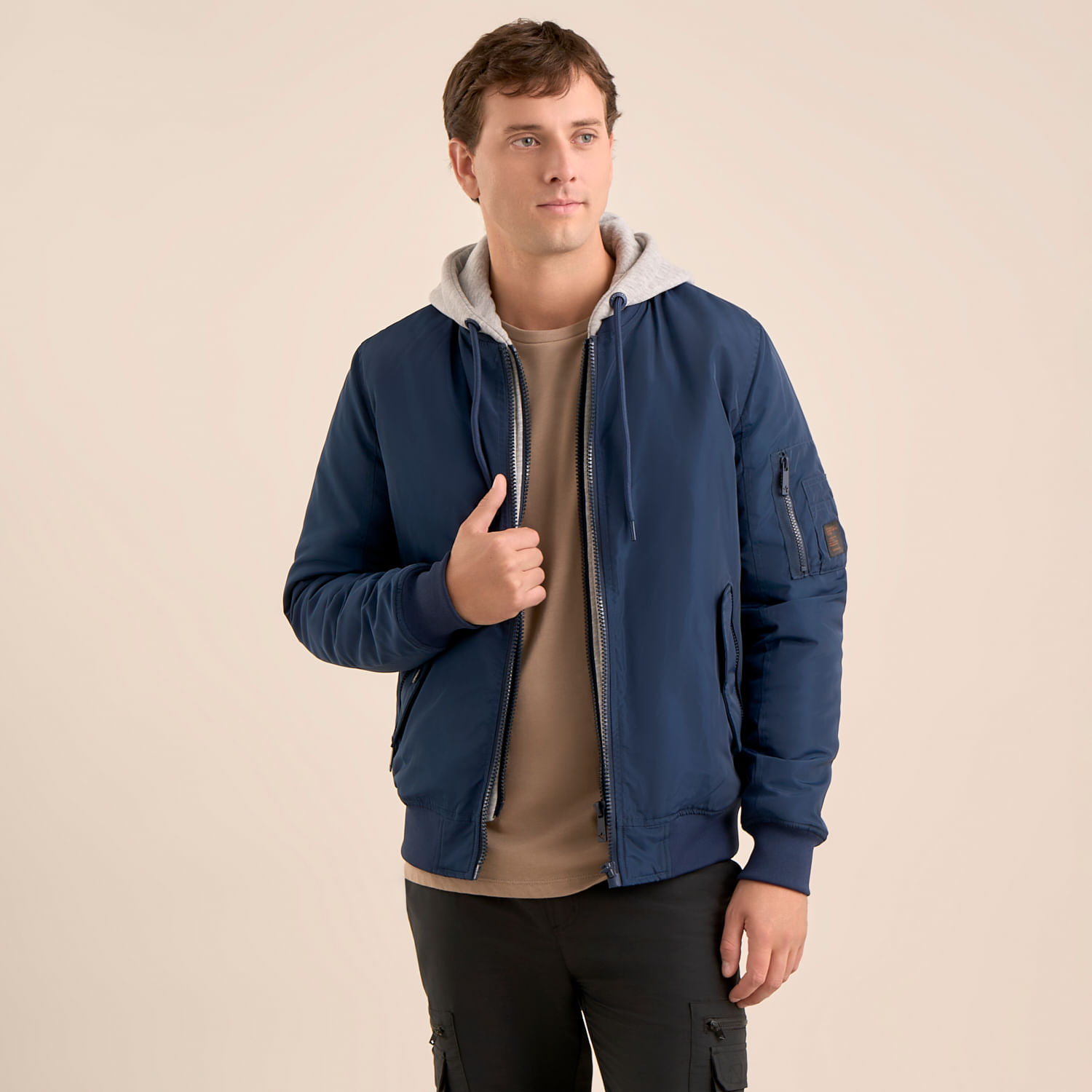 Casaca Hombre Amc New Hood Bomb