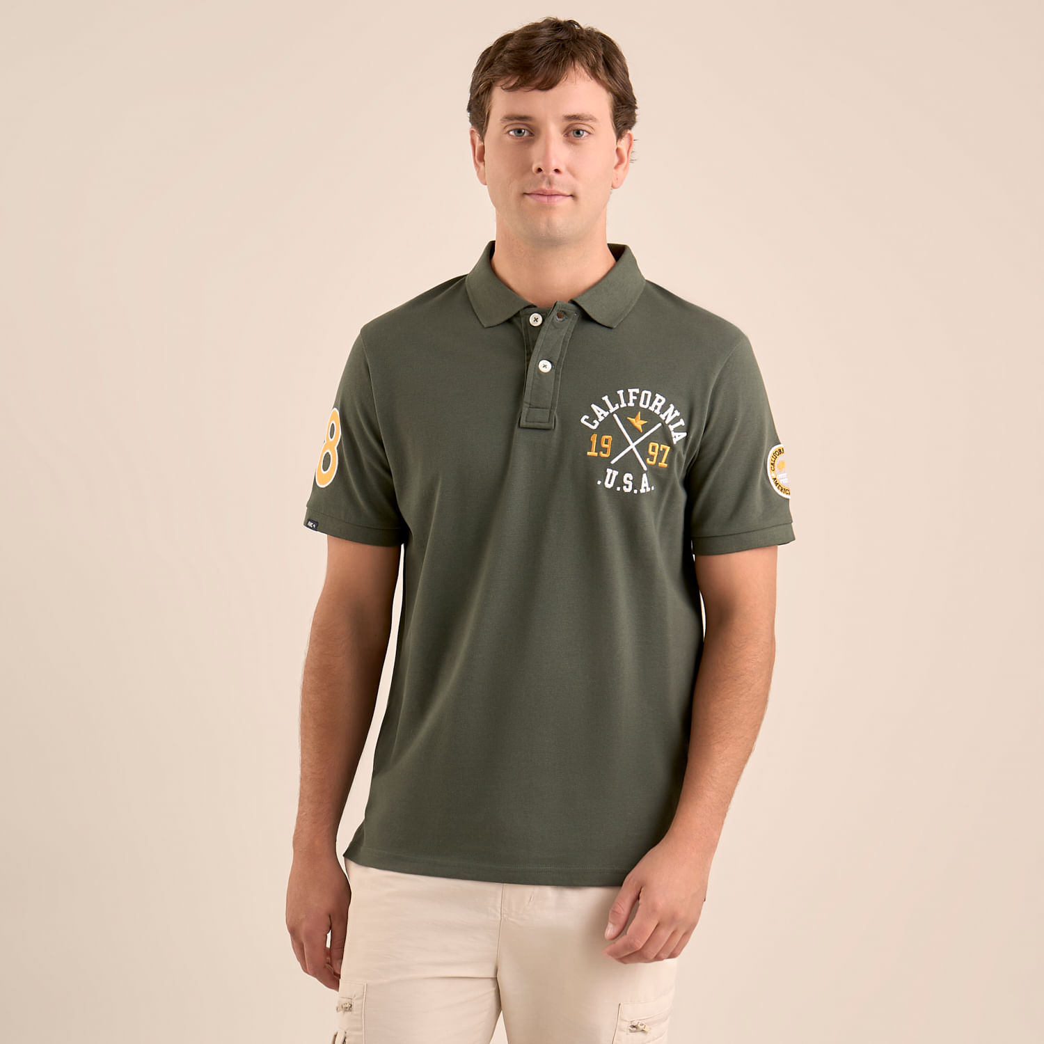 Polo Hombre Amc Pique Patch