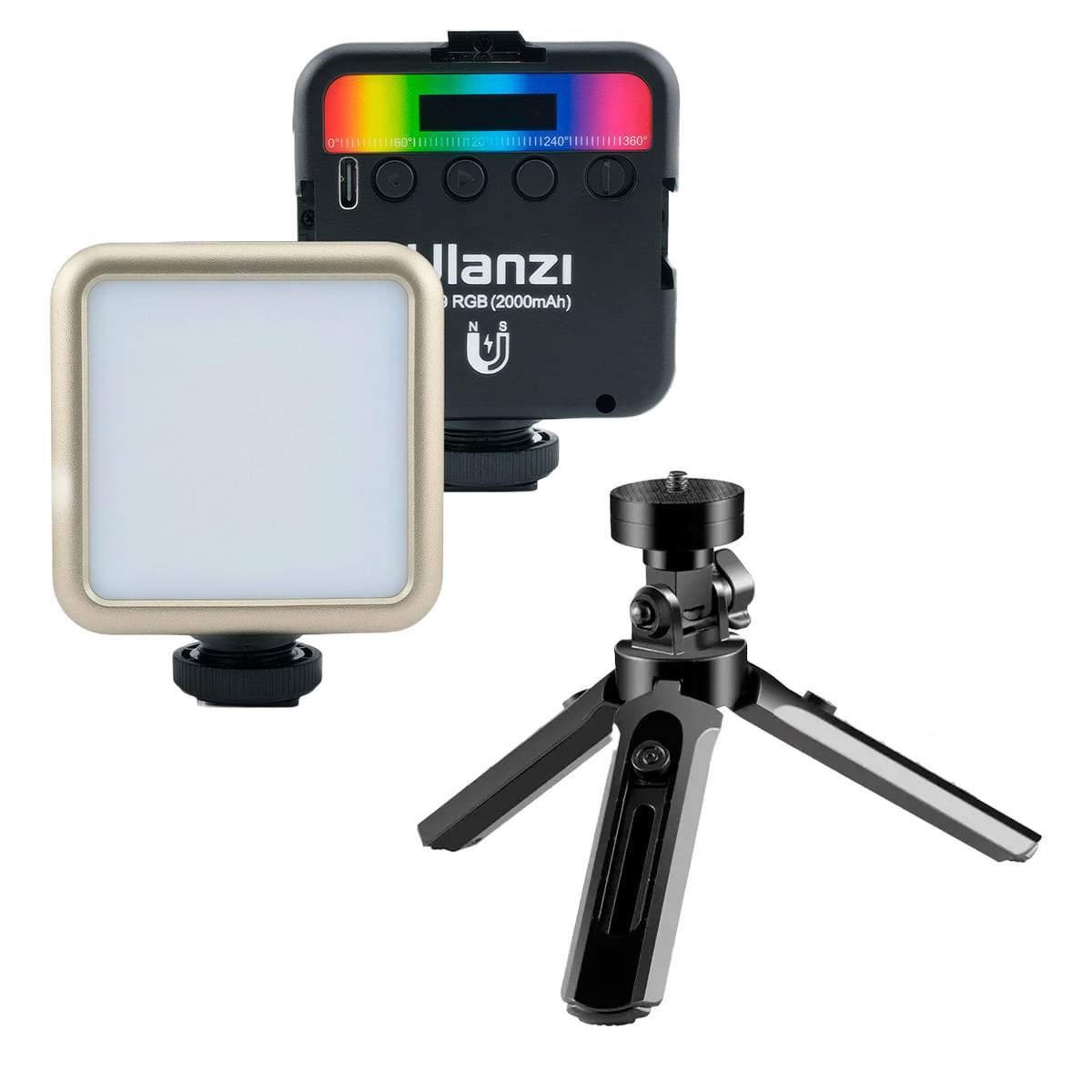 Mini Luz Led Ulanzi Vl49 Rgb Recargable másTrípode Multifuncional