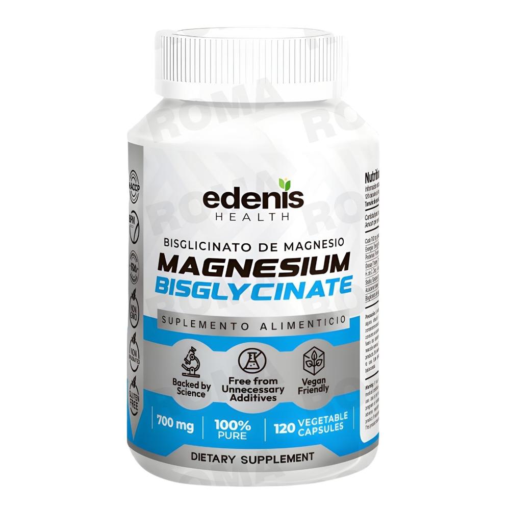 BISGLICINATO DE MAGNESIO 120 CÁPSULAS EDENIS HEALTH