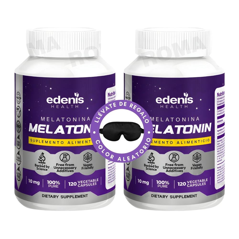 PACK 2 MELATONINA CÁPSULAS EDENIS HEALTH