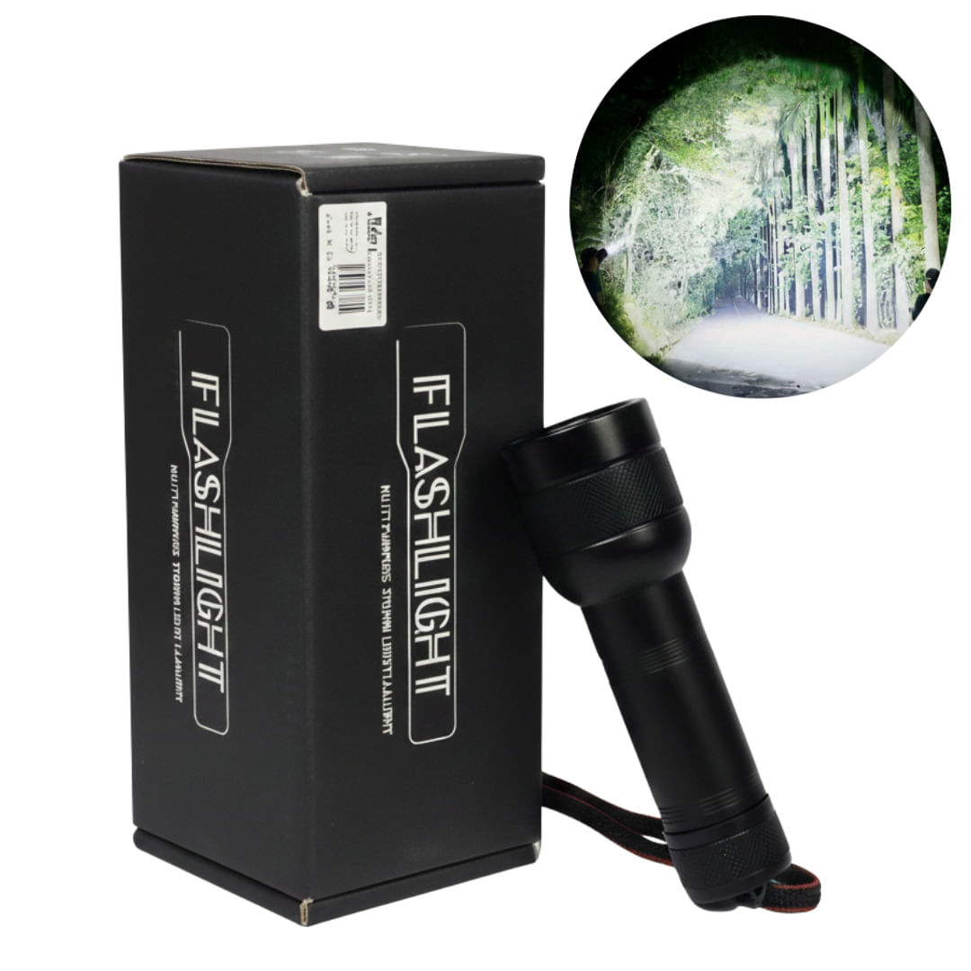 Linterna de Mano Portátil 2000Lm Brightnes P50 USB Luz Potente Uso Doméstico y Profesional