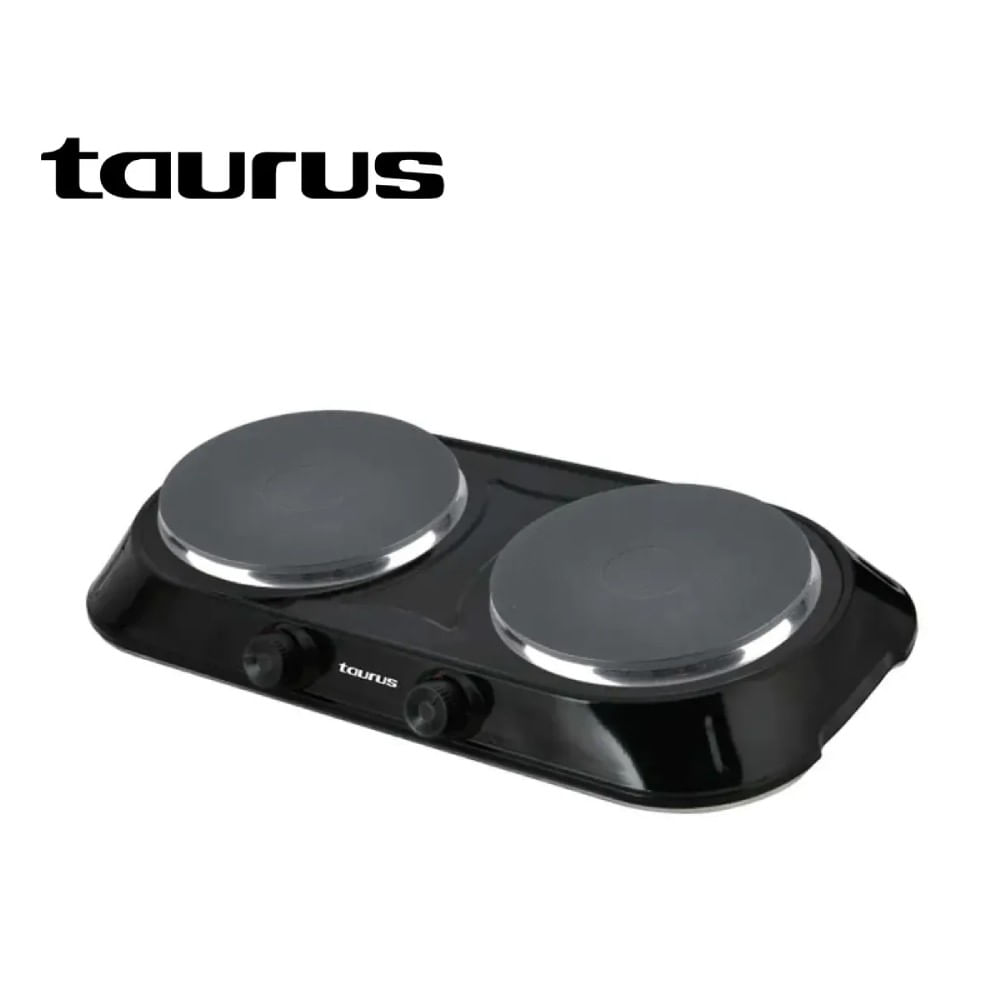 Taurus Fenix Duo 2 Hornillas 1000W Negra