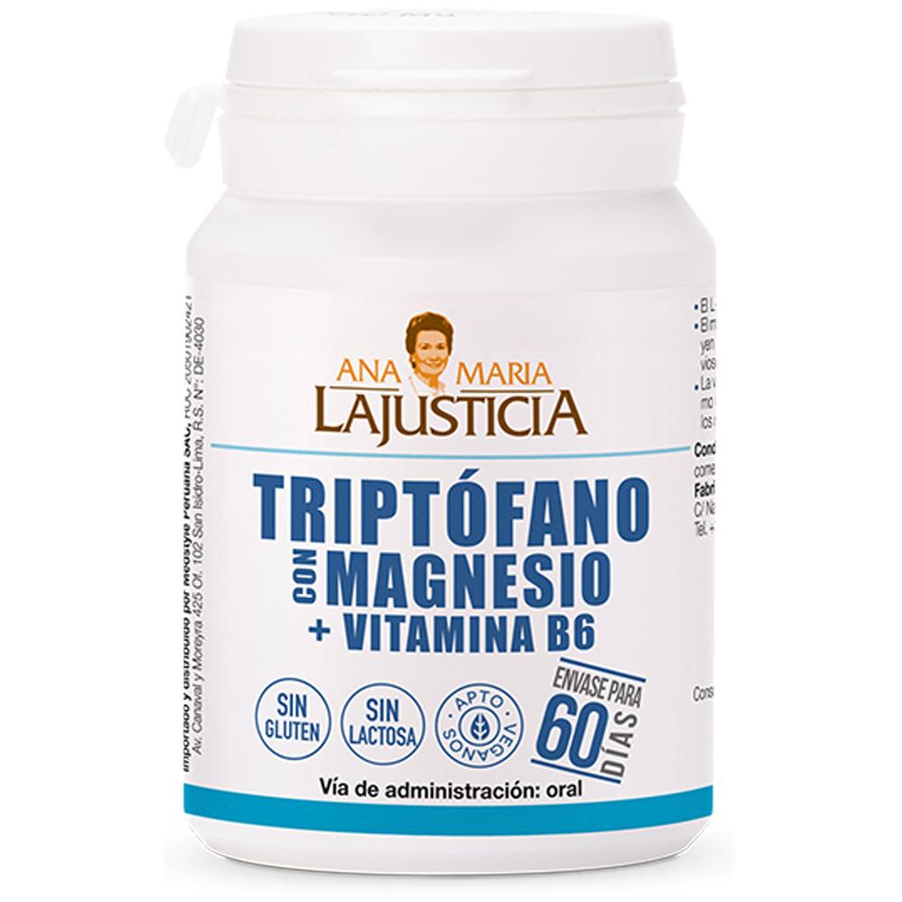 Triptófano con Magnesio + Vitamina B6 x 60 comp