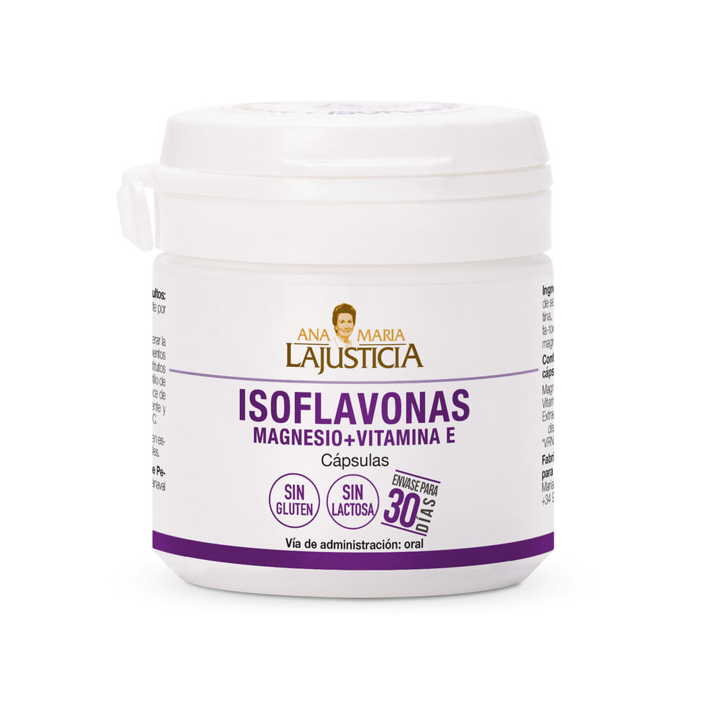 Isoflavonas, Magnesio + Vitamina E x 30 caps