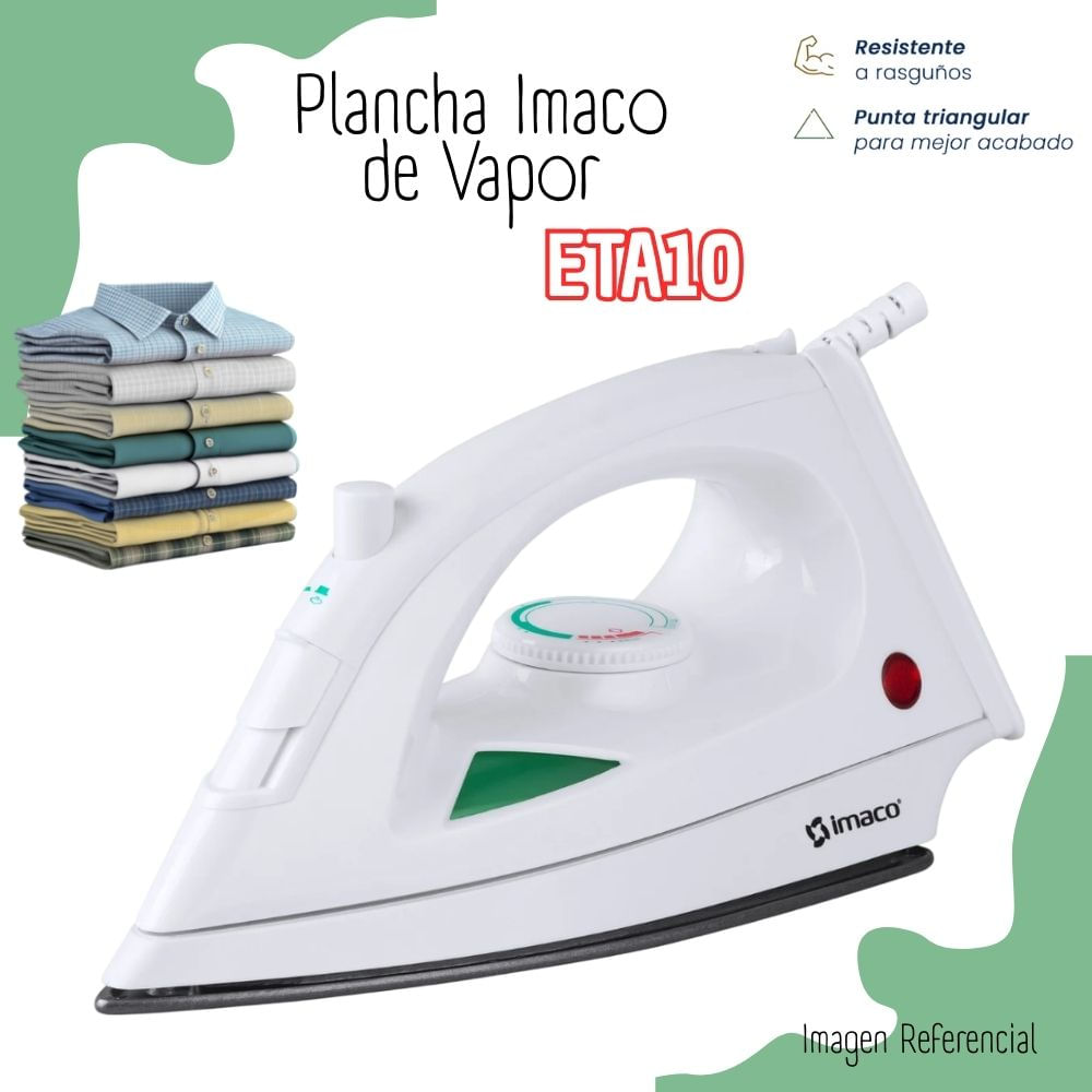 PLANCHA A VAPOR IMACO ANTIADHERENTE - ETA10