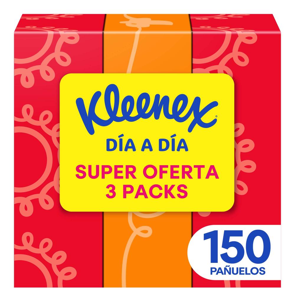 Pañuelos Faciales KLEENEX Paquete 3x50un Pañuelos Faciales KLEENEX Paquete 3x50un