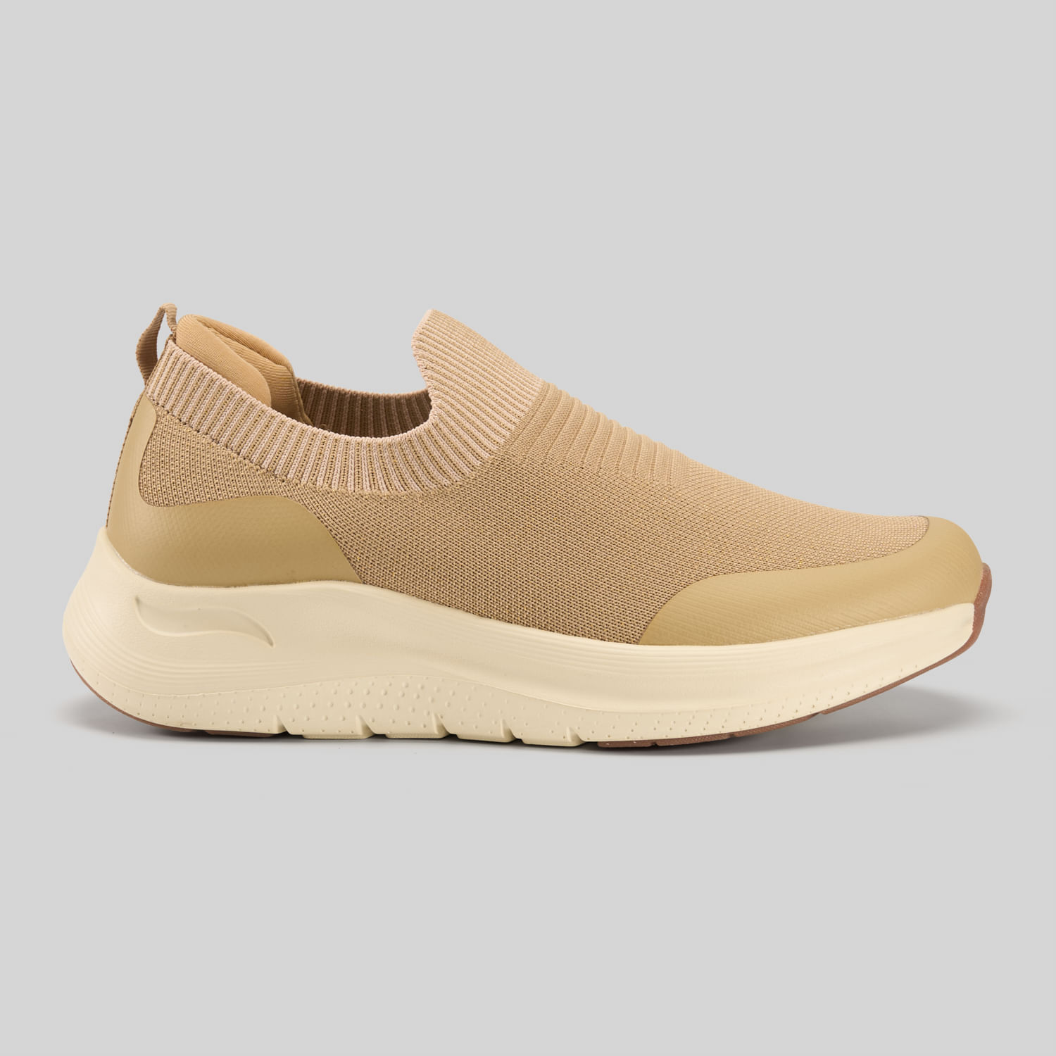 Zapatillas Urbanas Mujer Madison Shine Beige