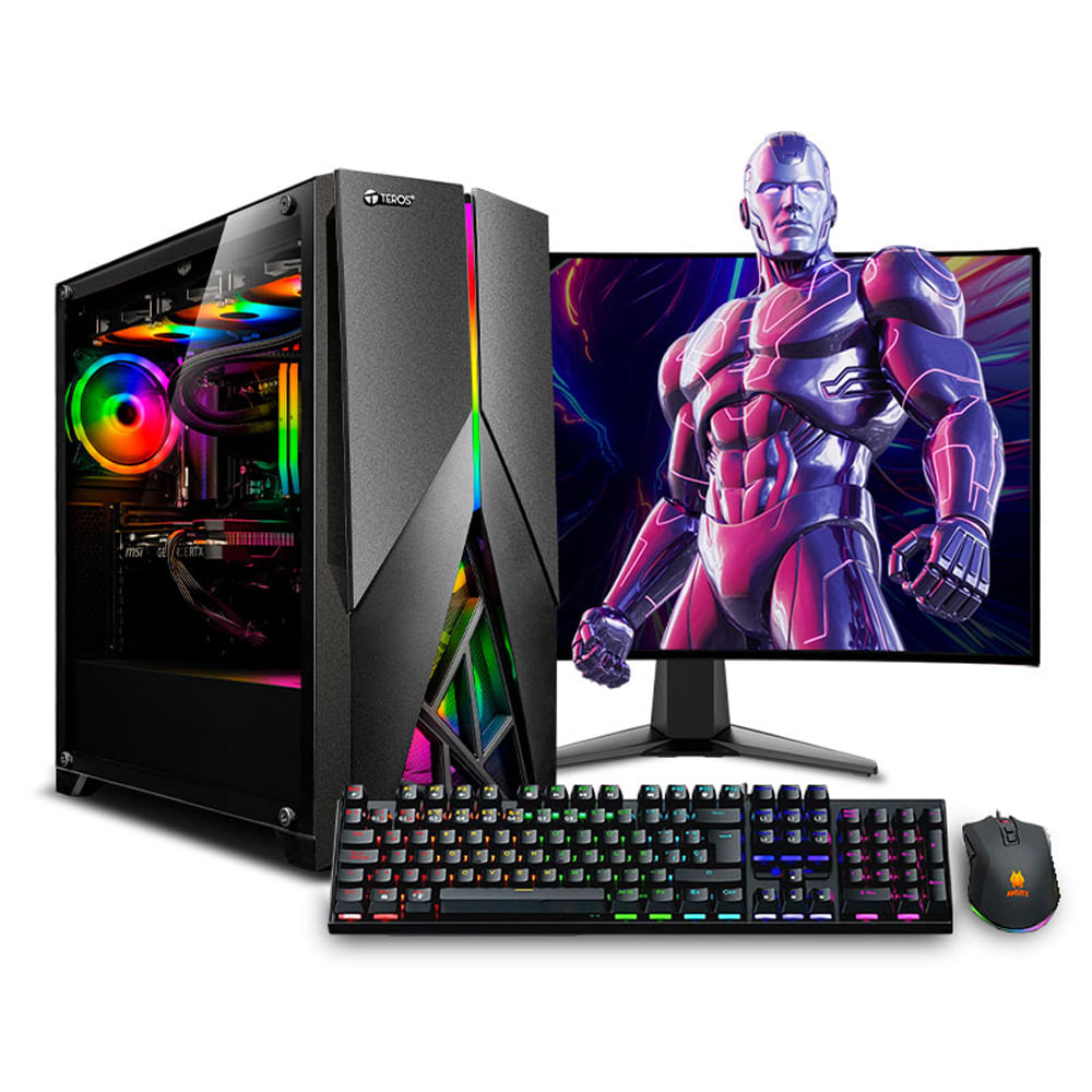 COMPUTADORA GAMER RGB RYZEN 7 7800X3D 32GB 1TB 27 RTX5060TI 16GB MI PC LISTA MIPCLISTA