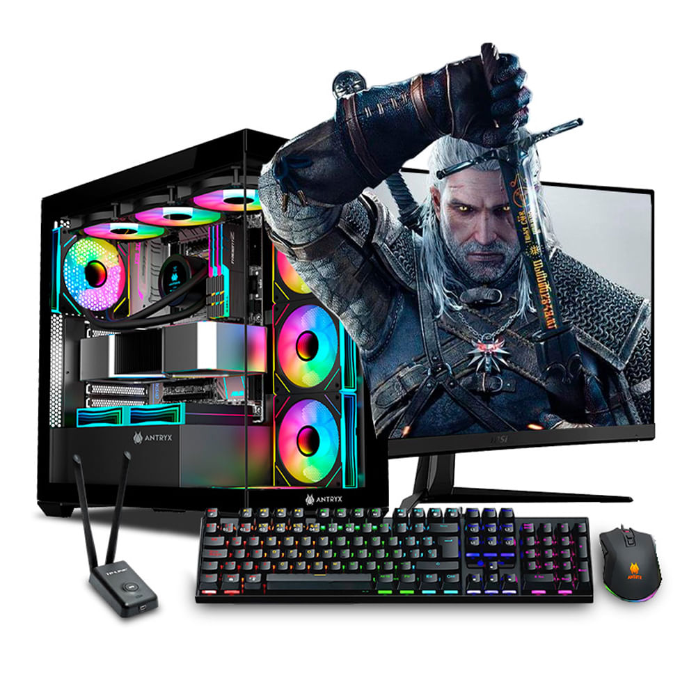 COMPUTADORA GAMER RGB RYZEN 9 9950X3D 32GB 1TB 27 RTX5070TI 16GB MI PC LISTA MIPCLISTA