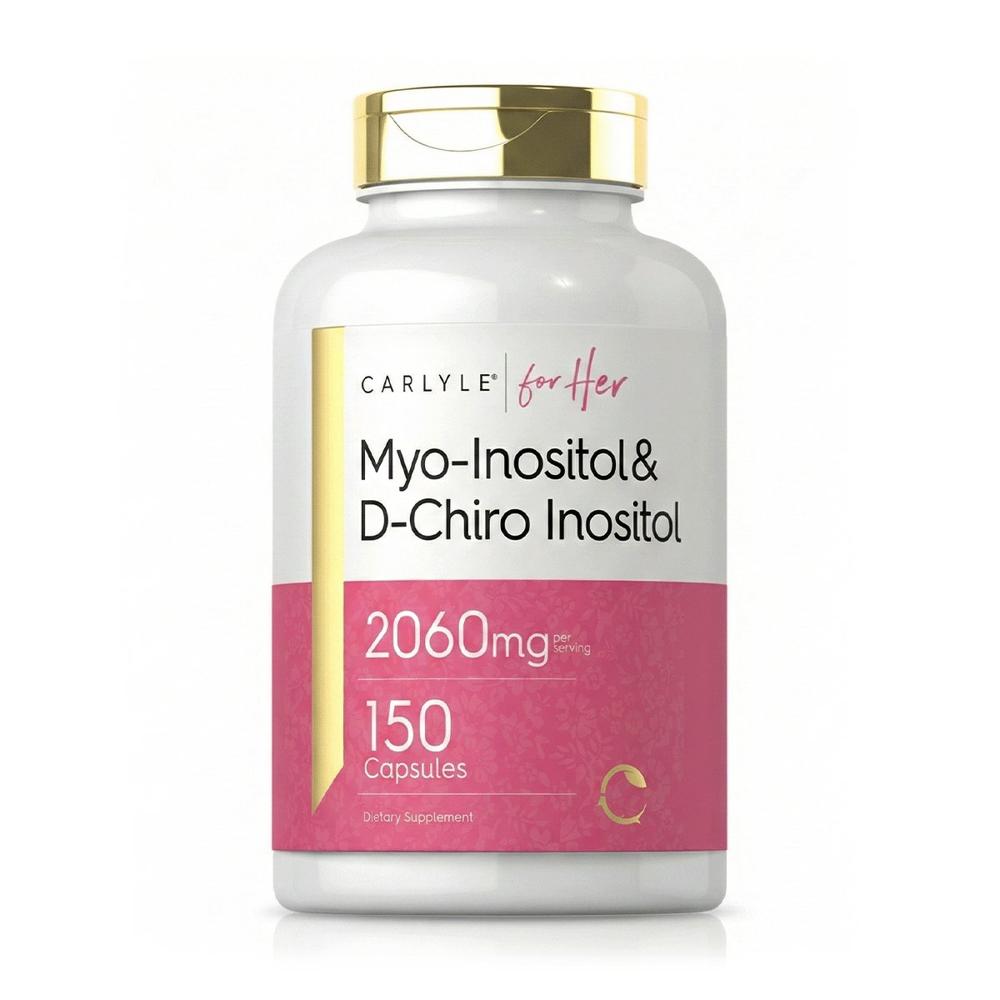 Myo-Inositol & D-Chiro Inositol 2060 mg (150 Cápsulas) - Carlyle
