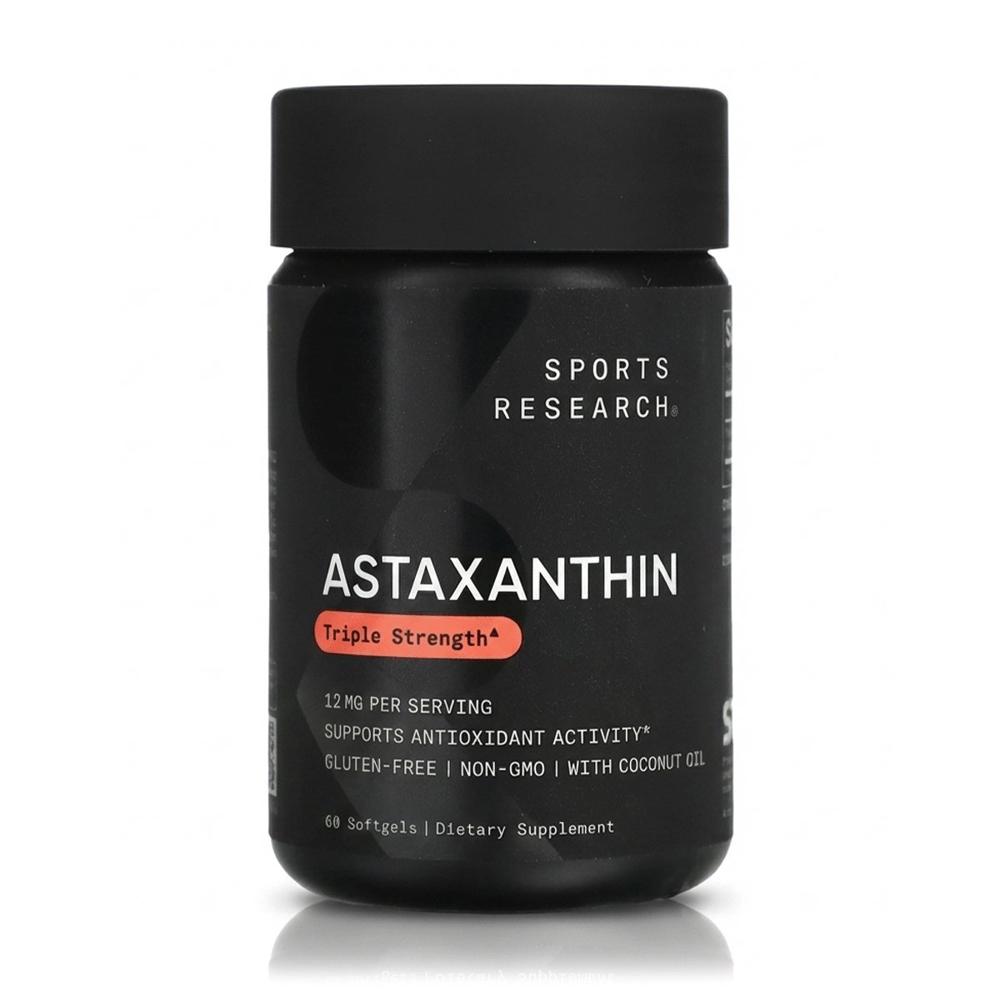 Astaxantina Triple Fuerza 12 mg (60 Softgels) - Sports Research