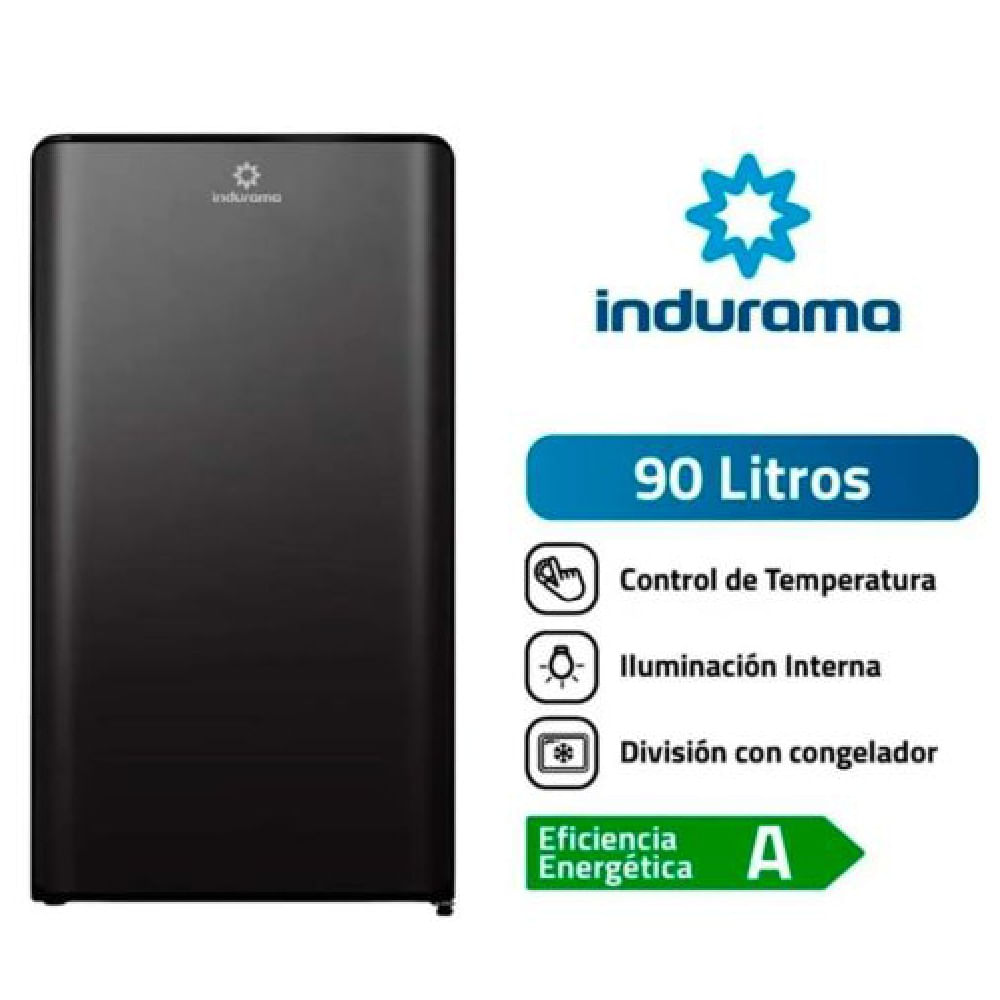 RI-109N Indurama Frigobar Negro 90L